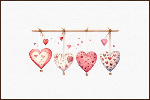 Valentine’s Day Hanging Wooden Signs Sublimation designartist 