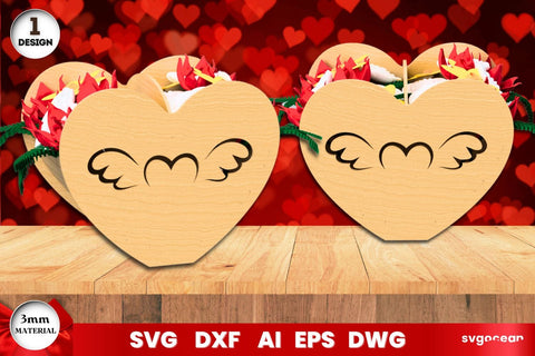 Valentine's Day Heart Baskets SVG SvgOcean 