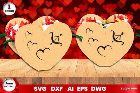 Valentine's Day Heart Baskets SVG SvgOcean 