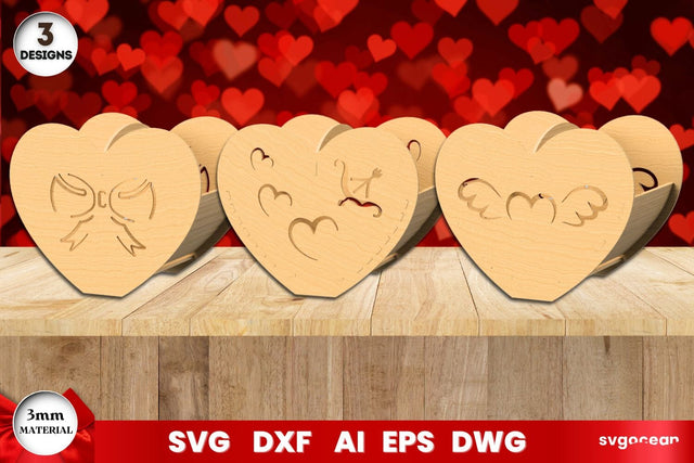 Valentine's Day Heart Baskets SVG SvgOcean 