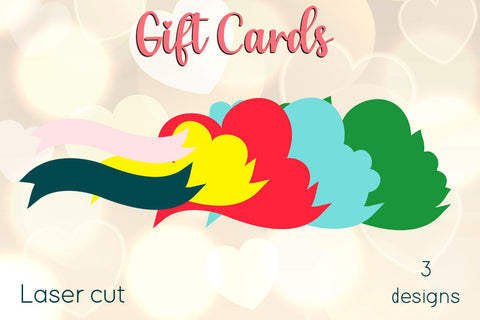 Valentines day heart cards, Love gift card, Layered papercraft SVG AnastasiyaArtDesign 