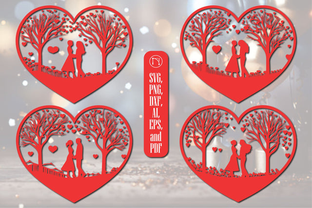 Valentine's Day Heart Element SVG Bundle SVG MD JOYNAL ABDIN 