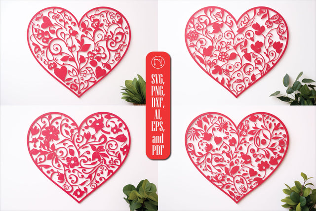 Valentine's Day Heart Element SVG Bundle SVG MD JOYNAL ABDIN 