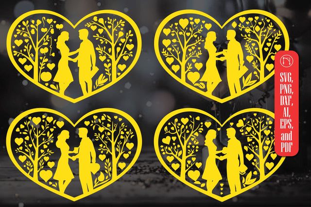 Valentine's Day Heart Element SVG Bundle SVG MD JOYNAL ABDIN 