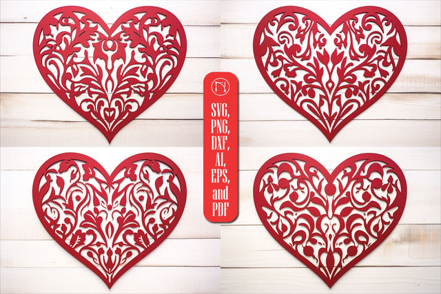 Valentine's Day Heart Element SVG Bundle SVG MD JOYNAL ABDIN 