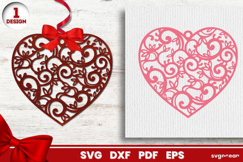 Valentine’s Day Heart Gift Tags SVG SvgOcean 