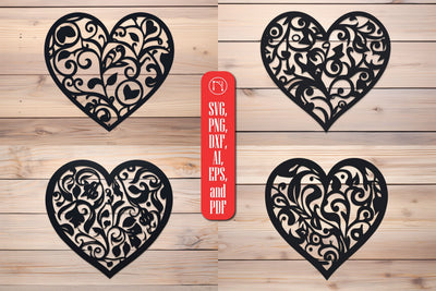 Valentine's Day Heart SVG Bundle SVG MD JOYNAL ABDIN 