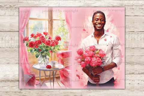 Valentines Day Junk Journal Kit | Ephemera Pages SVG GlamArtZhanna 