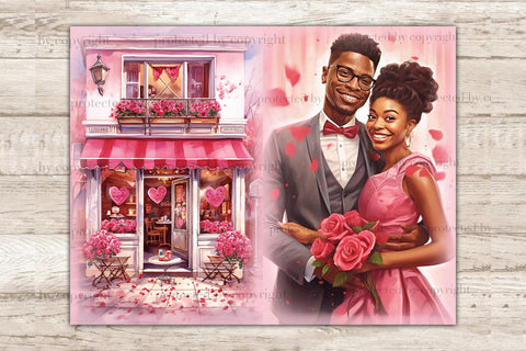 Valentines Day Junk Journal Kit | Ephemera Pages SVG GlamArtZhanna 