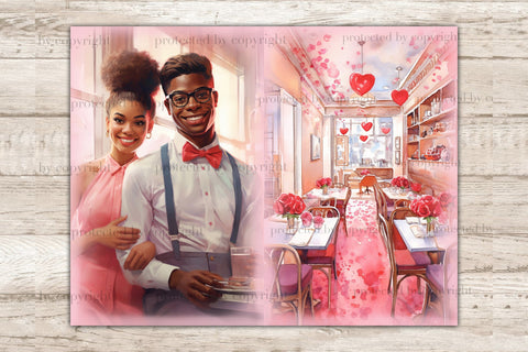 Valentines Day Junk Journal Kit | Ephemera Pages SVG GlamArtZhanna 