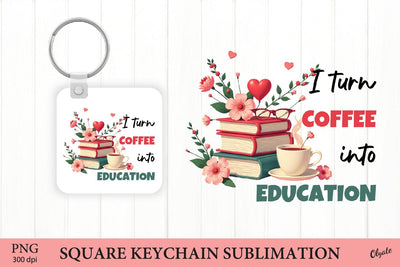 Valentine’s Day Keychain Sublimation. Book Keychain PNG Sublimation Olga Terlyanskaya 