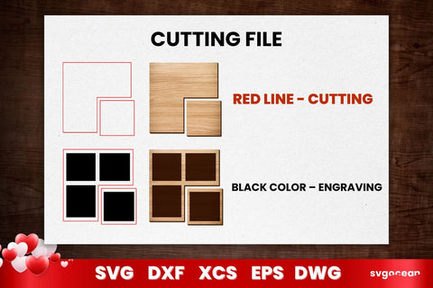 Valentine's Day Keychains Gift Cards SVG SvgOcean 