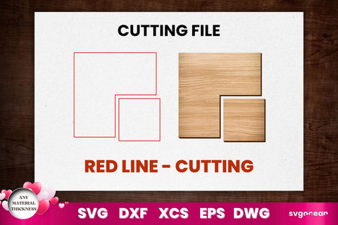 Valentine's Day Keychains Laser Cut SVG SvgOcean 