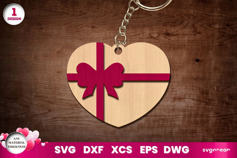Valentine's Day Keychains Laser Cut SVG SvgOcean 