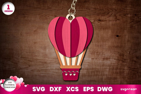 Valentine's Day Keychains Laser Cut SVG SvgOcean 