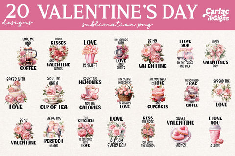 Valentines Day Kitchen Towel Sublimation Sublimation Carla C Designs 