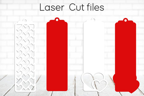 Valentines Day layered bookmark svg, Heart gift tags SVG AnastasiyaArtDesign 