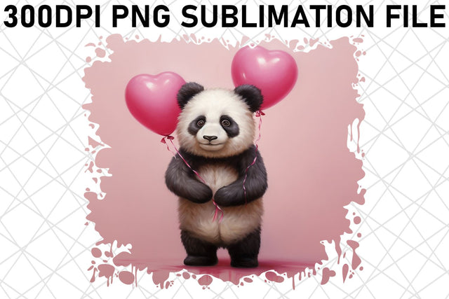 Valentine's Day Love Balloon Graphics Sublimation afrosvg 