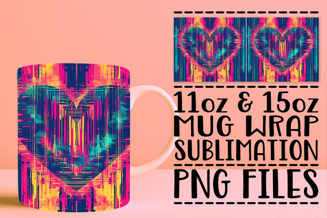 Valentine's Day Love Mug Wrap Sublimation afrosvg 