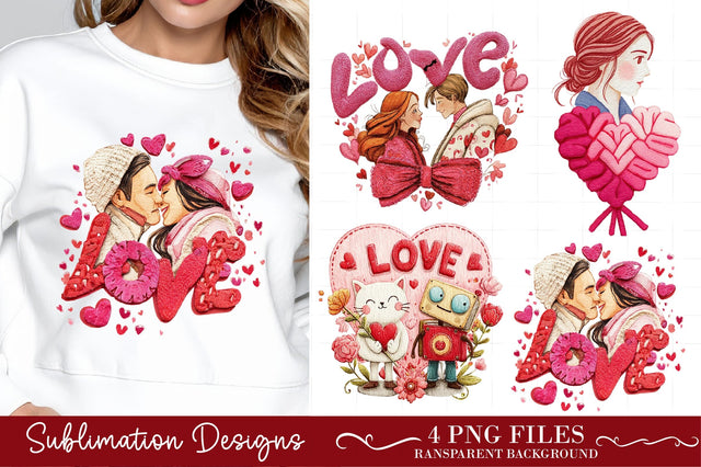 Valentine's Day Love Sublimation Design Sublimation designmaster24 