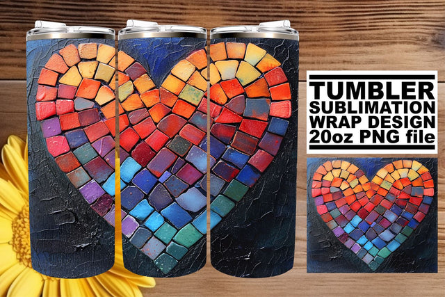 Valentine's Day Love Tumbler Wrap Sublimation afrosvg 