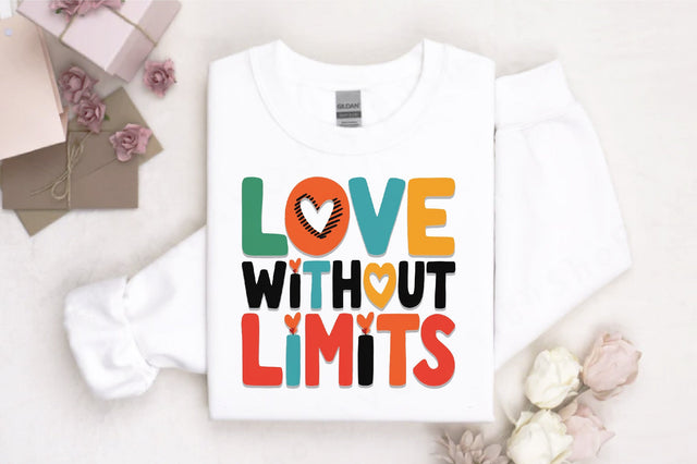 Valentine's Day Love Without Limits Png Sublimation Creativeart88 