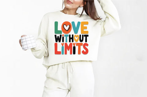 Valentine's Day Love Without Limits Png Sublimation Creativeart88 