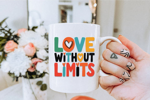 Valentine's Day Love Without Limits Png Sublimation Creativeart88 