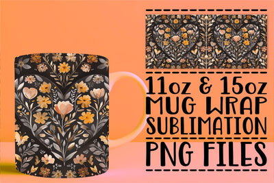 Valentine's Day Mug Charm Sublimation afrosvg 