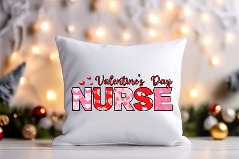 Valentines day nurse PNG Design Sublimation Designangry 