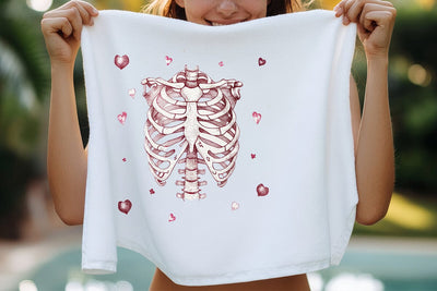 valentines day png skeleton heart SVG Angelina750 