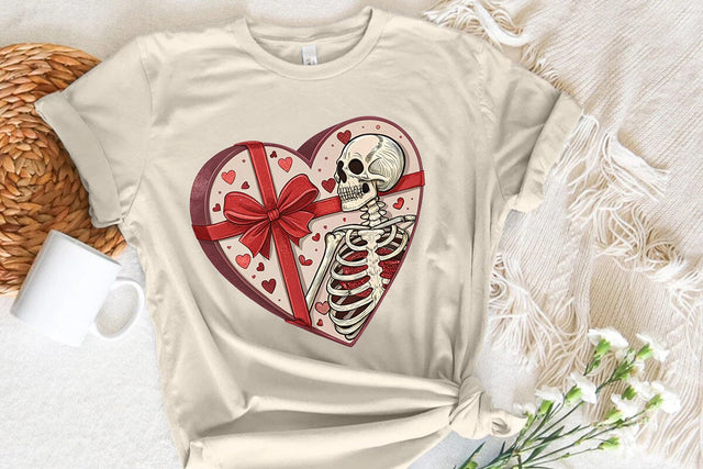 valentines day png skeleton heart SVG Angelina750 