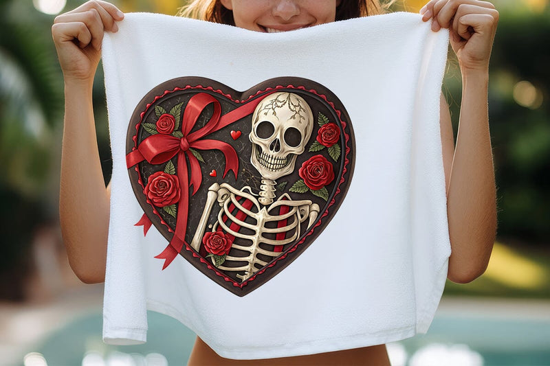 valentines day png skeleton heart SVG Angelina750 