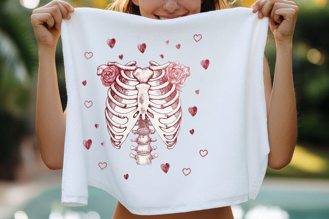valentines day png skeleton heart SVG Angelina750 
