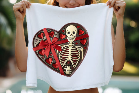 valentines day png skeleton heart SVG Angelina750 