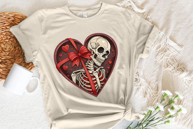 valentines day png skeleton heart SVG Angelina750 
