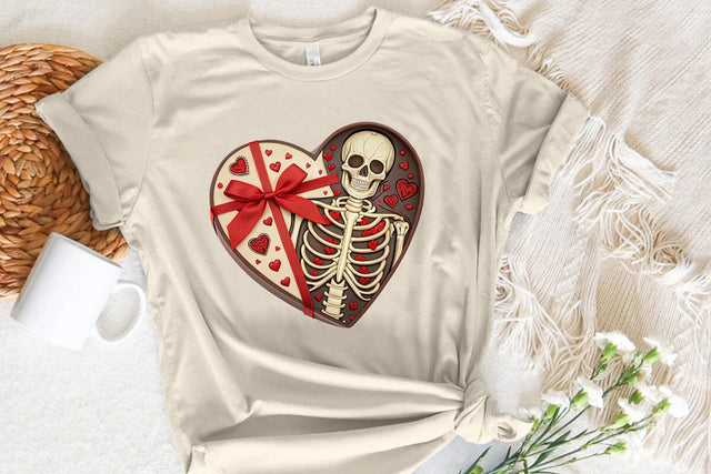 valentines day png skeleton heart SVG Angelina750 