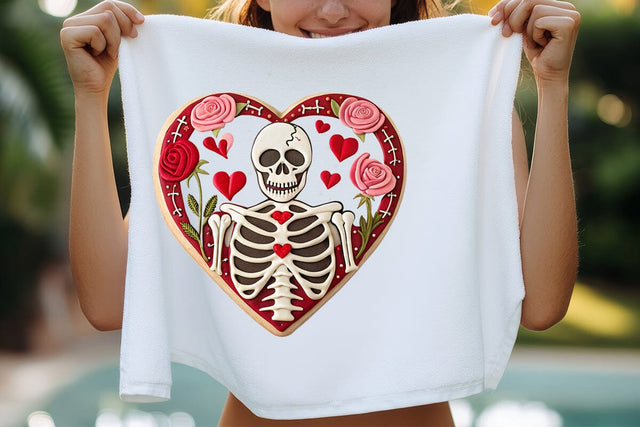valentines day png skeleton heart SVG Angelina750 