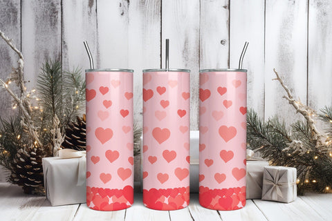 Valentines Day PNG Skinny Tumbler Design Sublimation CraftLabSVG 