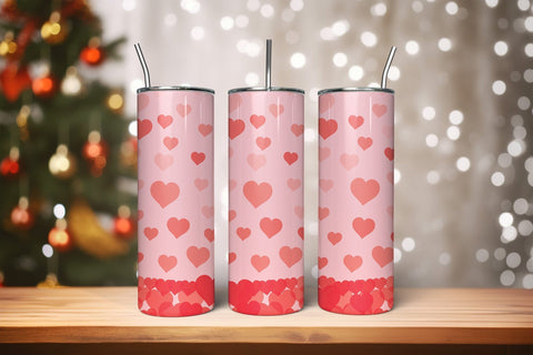 Valentines Day PNG Skinny Tumbler Design Sublimation CraftLabSVG 