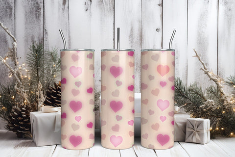 Valentines Day PNG Skinny Tumbler Wrap Sublimation CraftLabSVG 