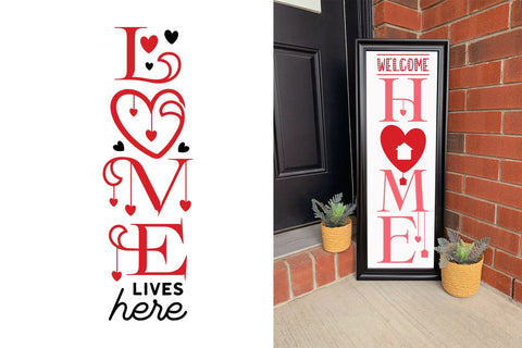Valentine's Day Porch Sign SVG Bundle SVG CraftLabSVG 