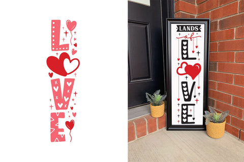 Valentine's Day Porch Sign SVG Bundle SVG CraftLabSVG 