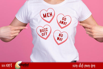 Valentine's Day Quote SVG. Anti Valentine. TShirt Quote SVG SVG Evgenyia Guschina 