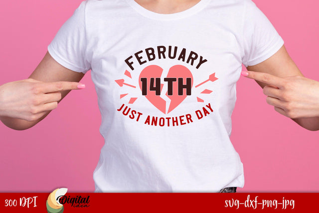 Valentine's Day Quote SVG. Anti Valentine. TShirt Quote SVG SVG Evgenyia Guschina 