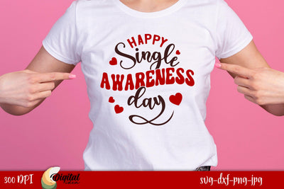 Valentine's Day Quote SVG. Anti Valentine. TShirt Quote SVG SVG Evgenyia Guschina 