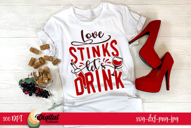 Valentine's Day Quote SVG. Anti Valentine. TShirt Quote SVG SVG Evgenyia Guschina 