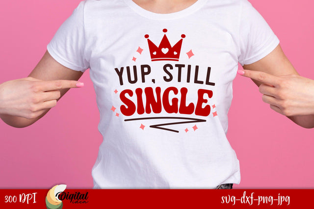 Valentine's Day Quote SVG. Anti Valentine. TShirt Quote SVG SVG Evgenyia Guschina 