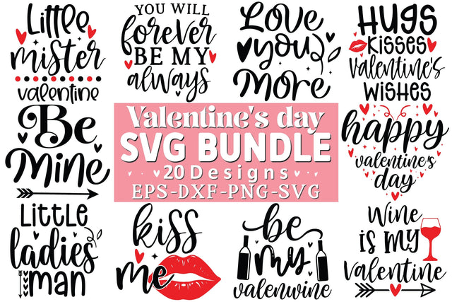 Valentine's day quotes Svg Bundle SVG Crafty Ideas 