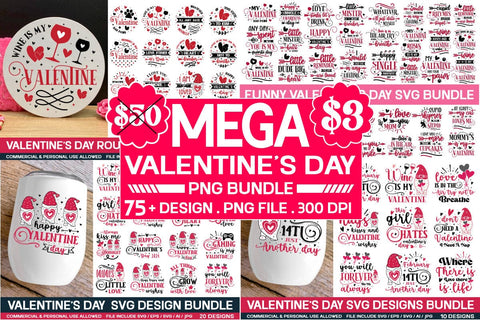 Valentine’s Day Round Sign Svg Bundle,valentine's day 75 Designs ,Funny Valentine’s Mug Svg Bundle ,valentine's vector bundle,SVGs,Quotes and Sayings,Food & Drink,On Sale, Print & Cut SVG designmaster24 